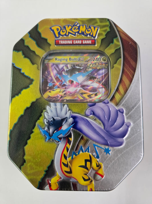 Paradox Destinies Tin - Raging Bolt ex (Englisch)