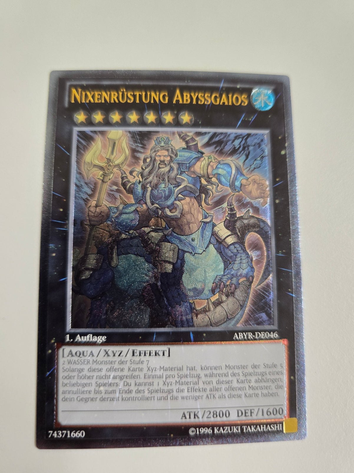 Nixenrüstung Abyssgaios (Ultimate Rare) - NM Kondition (Deutsch)
