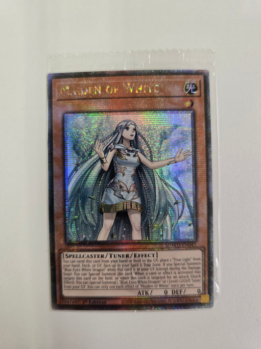 Maid des Weißen (Quarter Century Secret Rare)-NM Kondition / (Deutsch)