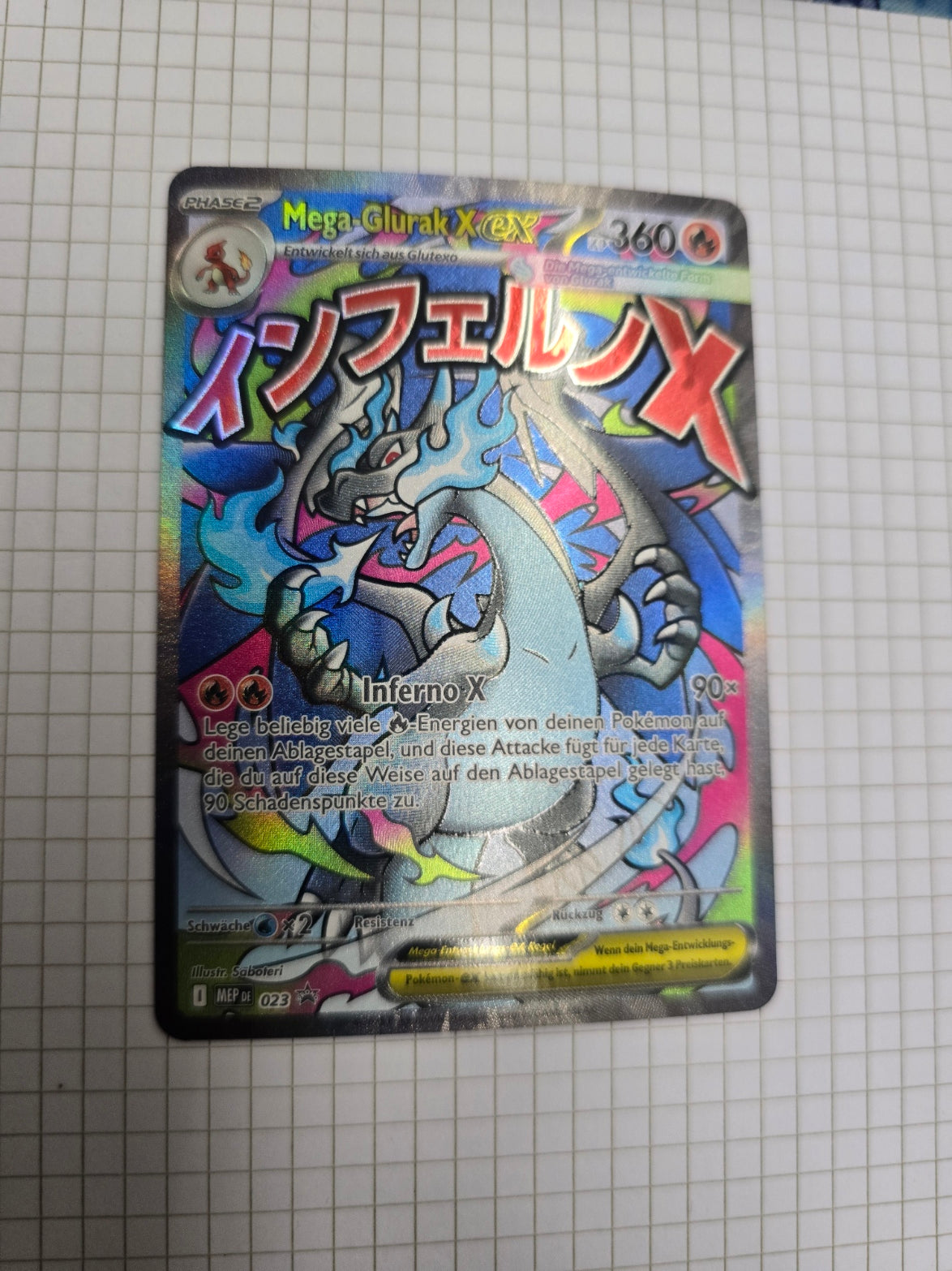 Mega Glurak X ex / MEP023