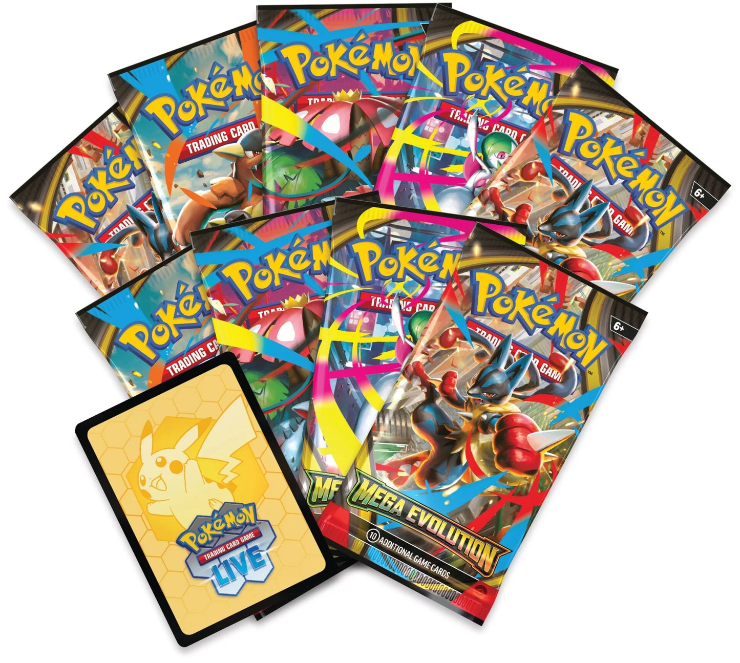 Pokémon Mega Evolution-Top Trainer Box (Guardevoir+Lucario 2er Bundle) -  DE
